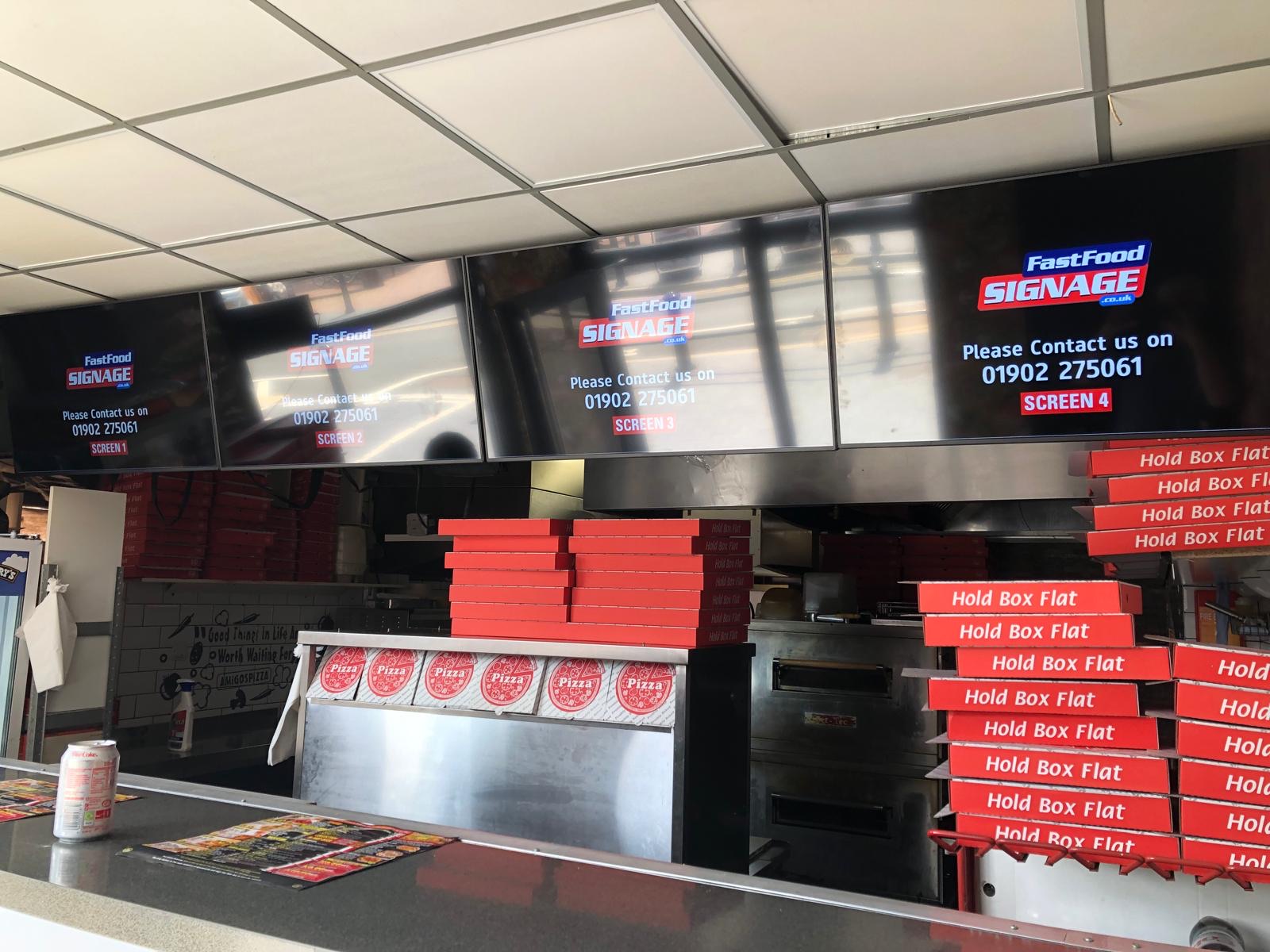 digital tv menus, digital menu, digital menu boards, takeaway digital menu, fast food shop menu, menu